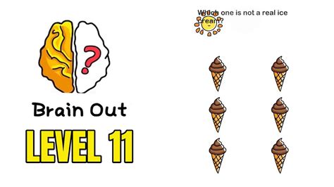 lv 11 brain out|brain out level 11 ice cream.